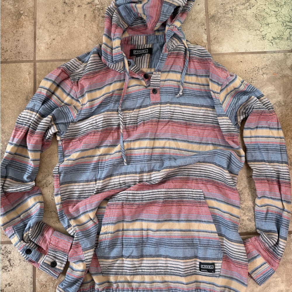 Ezekiel Multicolor Striped Shirt XXL